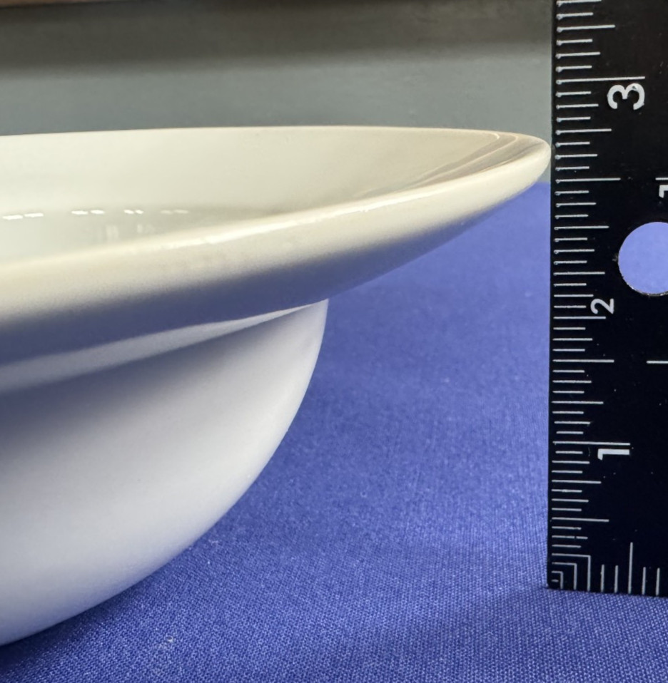 Pottery Barn Great White Rimmed Pasta Soup Bowl Replacement • 7 7/8″