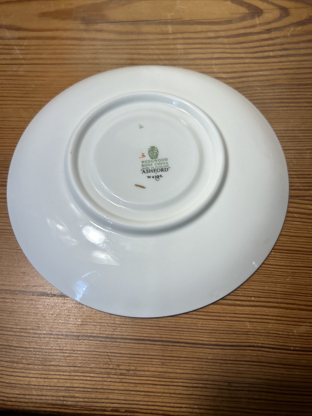 Wedgwood Ashford Grey Footed Cup & Saucer Set PEONY 2 1/8IN Discontinued Pattern