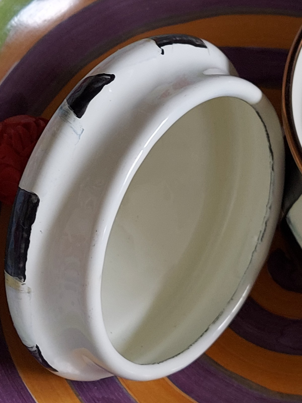 MacKenzie-Childs Courtly Check Sugar Bowl & Lid