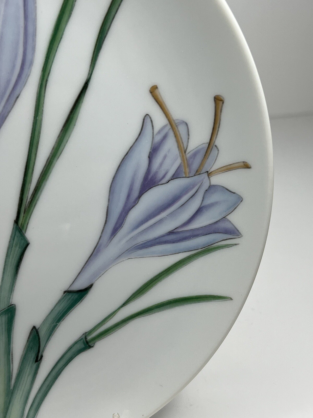 Horchow Botanical Herb Seed Salad Plate Saffron Has Chip See Picture!
