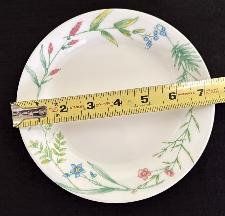 22-Pc Corelle My Garden-10 Dinner/6 Salad Plates, 3 Cups, Creamer & Sugar Dish