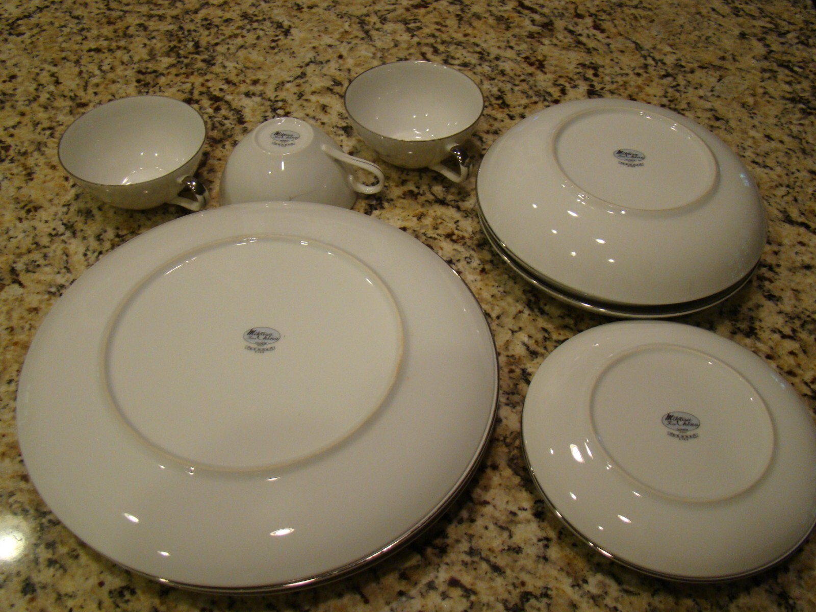 Vintage Mikasa Fine China Yamato Japan – Sendai #6168- Four Piece Place Setting