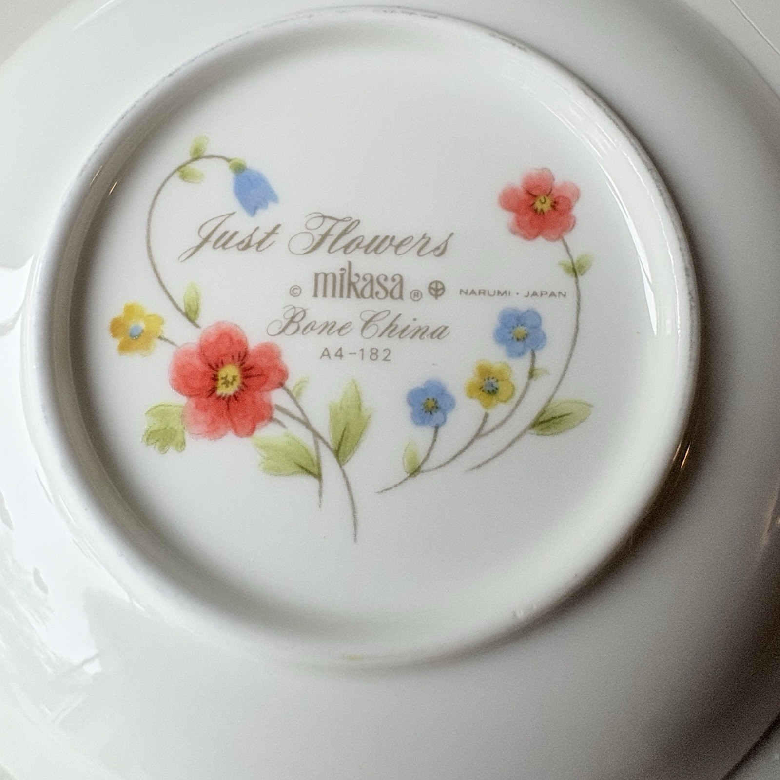 (3) Mikasa Just Flowers Coasters A4-182 Coaster Desert Mini Plates 5 in Japan