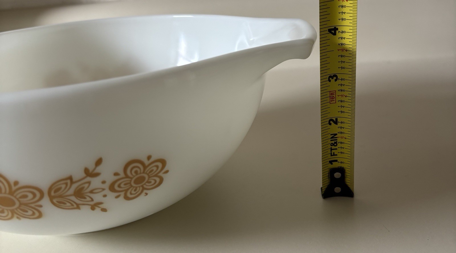 Vintage PYREX Butterfly Gold Cinderella Nesting Mixing Bowl 443