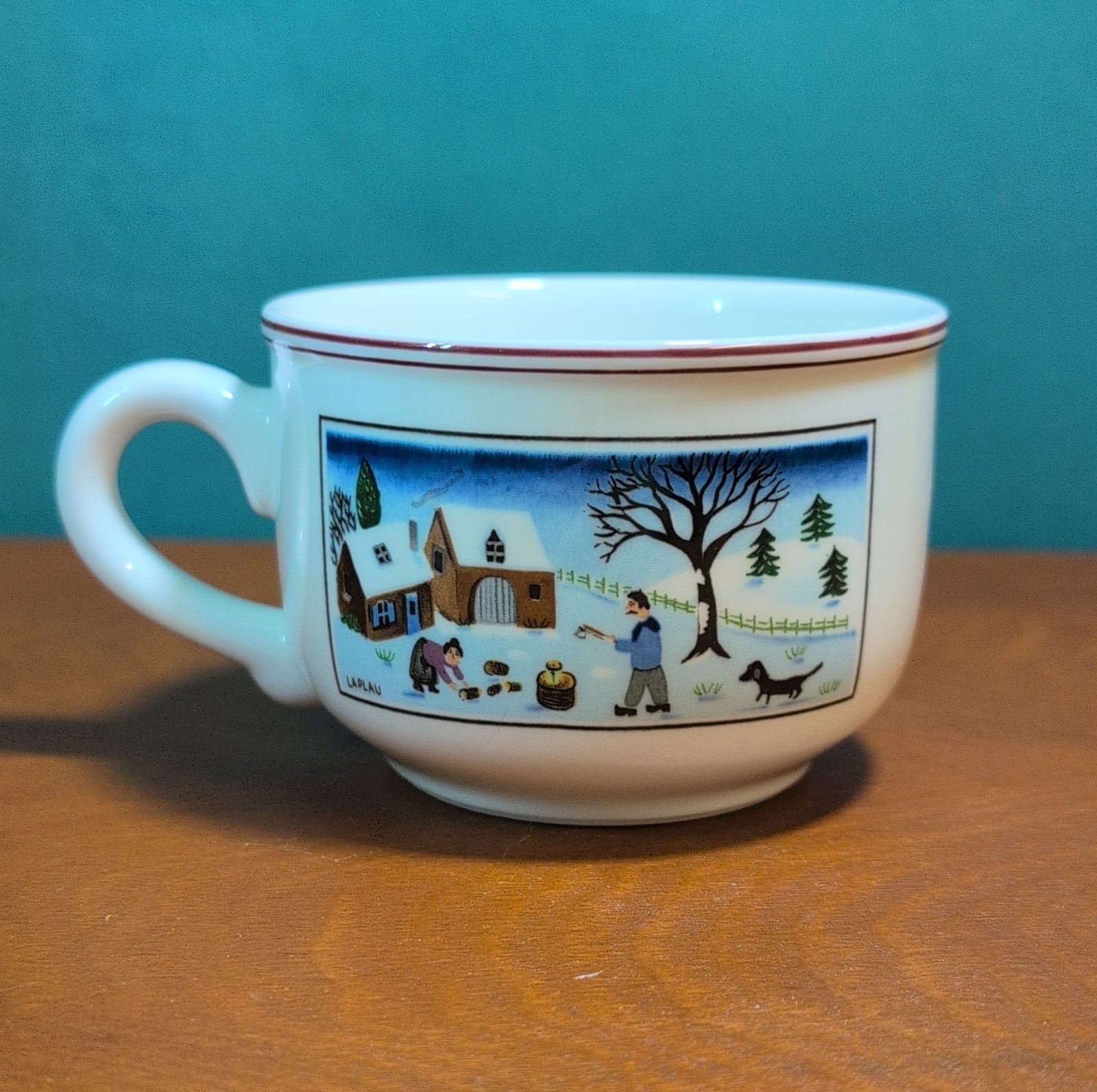 Villeroy & Boch Naif Christmas Porcelain Mug Luxembourg Dishwasher Safe