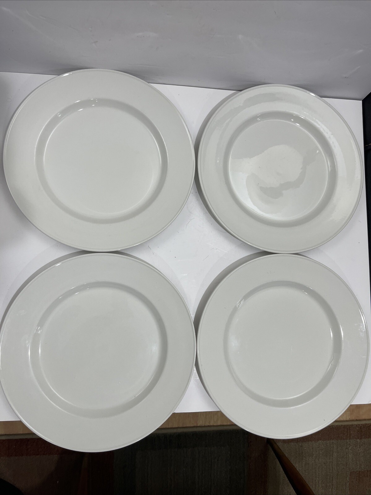ROYAL DOULTON STEELITE HOTEL WARE Set Of 4 PLATES 11 3/4” ENGLAND