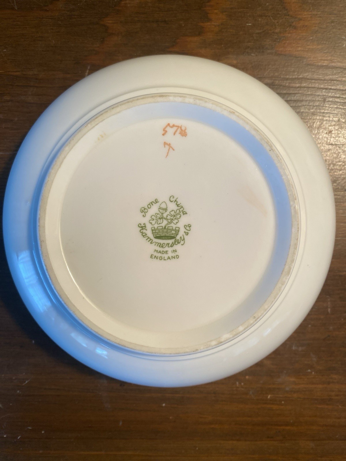 Hammersley & Co. Alice in Wonderland Bone China Round Bowl 5.5in England