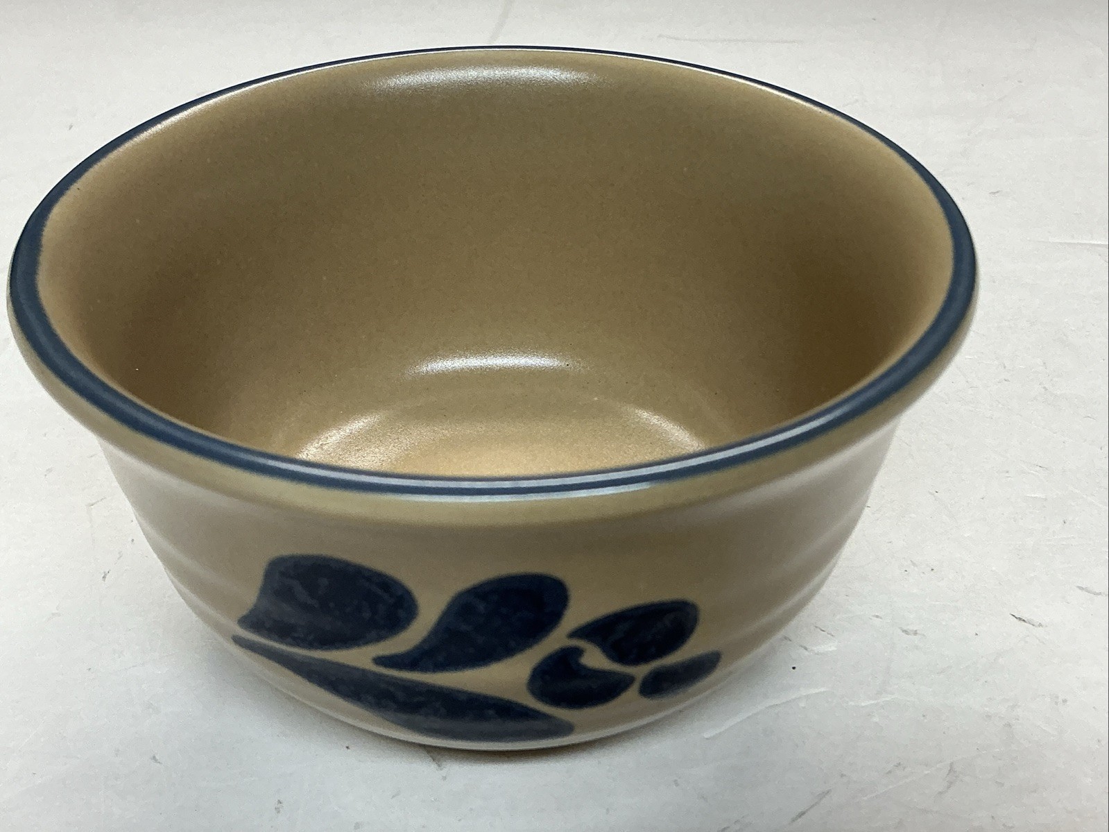 2 Vintage Pfaltzgraff Small Dessert Bowls Blue Folk Art 4.25” Set Of 2