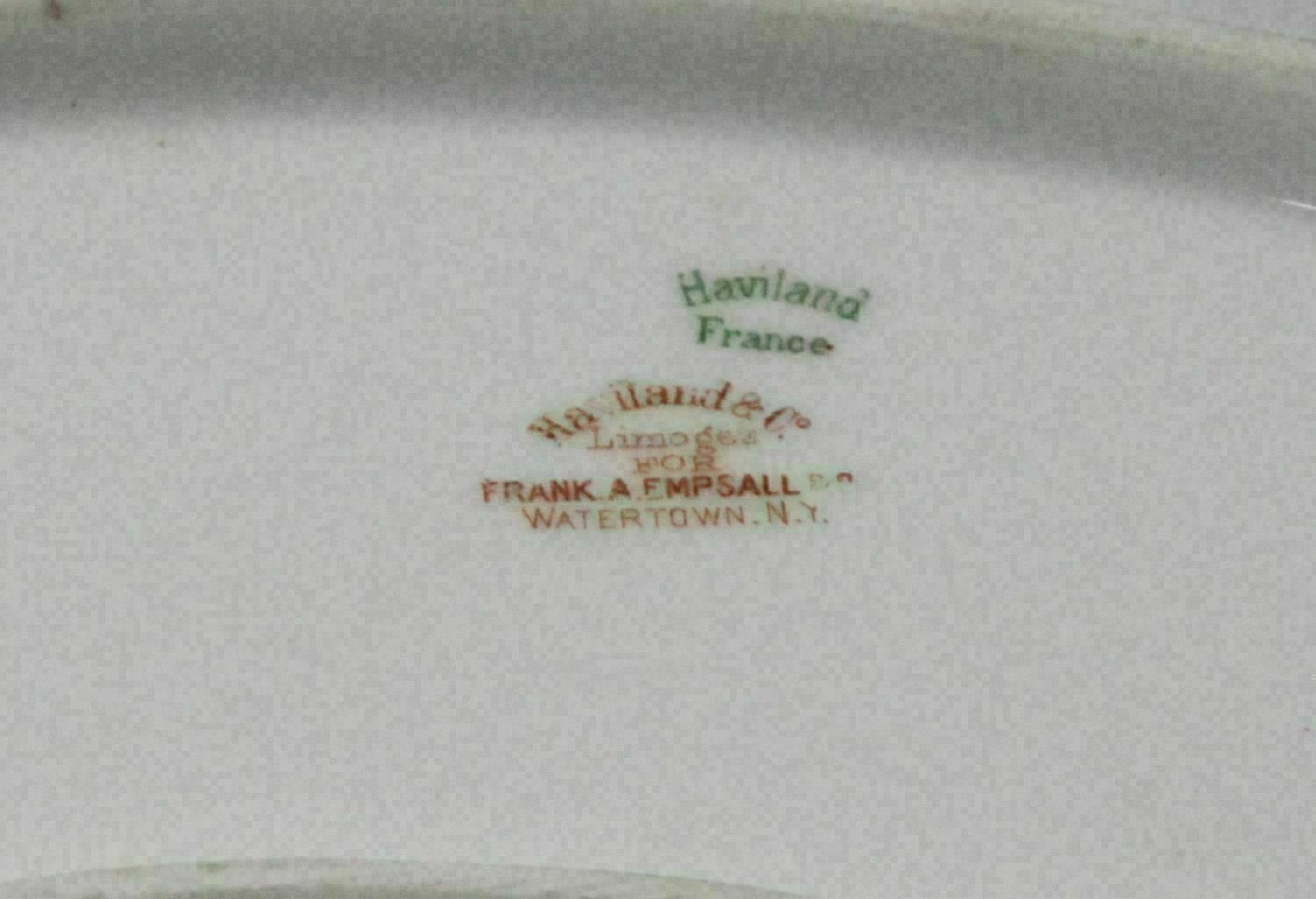 Haviland & Co Limoges Pink Wild Rose Oval Serving Platter 16-1/2″ Schleiger 241
