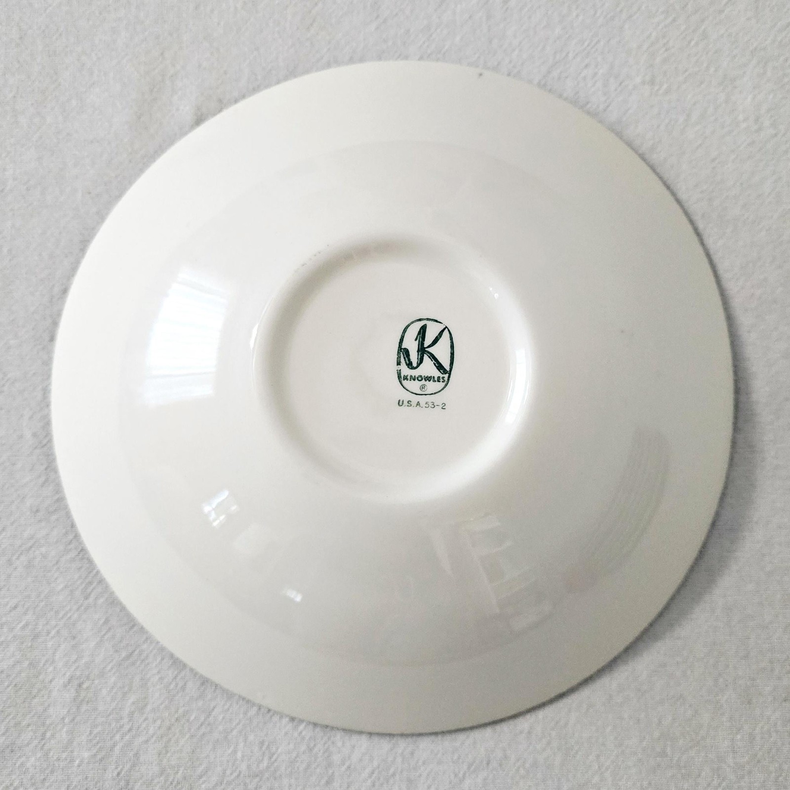 Edwin Knowles Pasadena Green Plaid Dinnerware Replacement Pieces, Mid Century