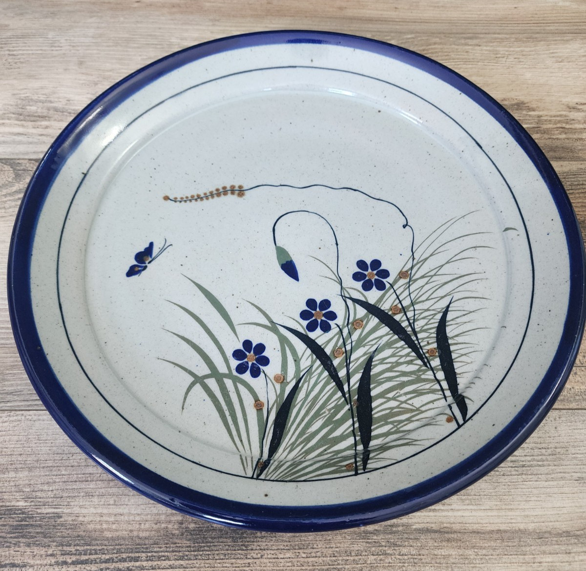 Teresa Duran Xochiquetzal Tonala Butterfly Serving Platter | Signed | 14″