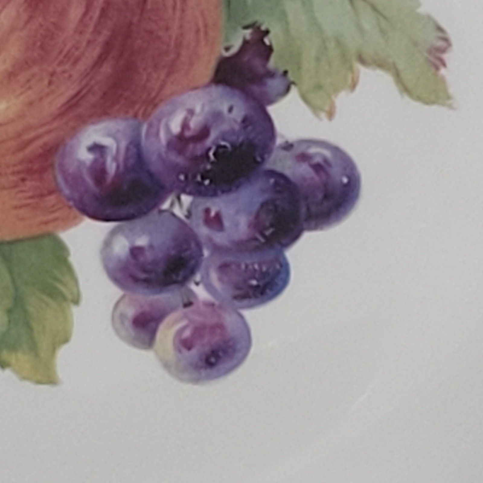 Vtg Hutschenreuther Hohenberg Margarete 4-Plate/Platter Set Fruit Motif Germany
