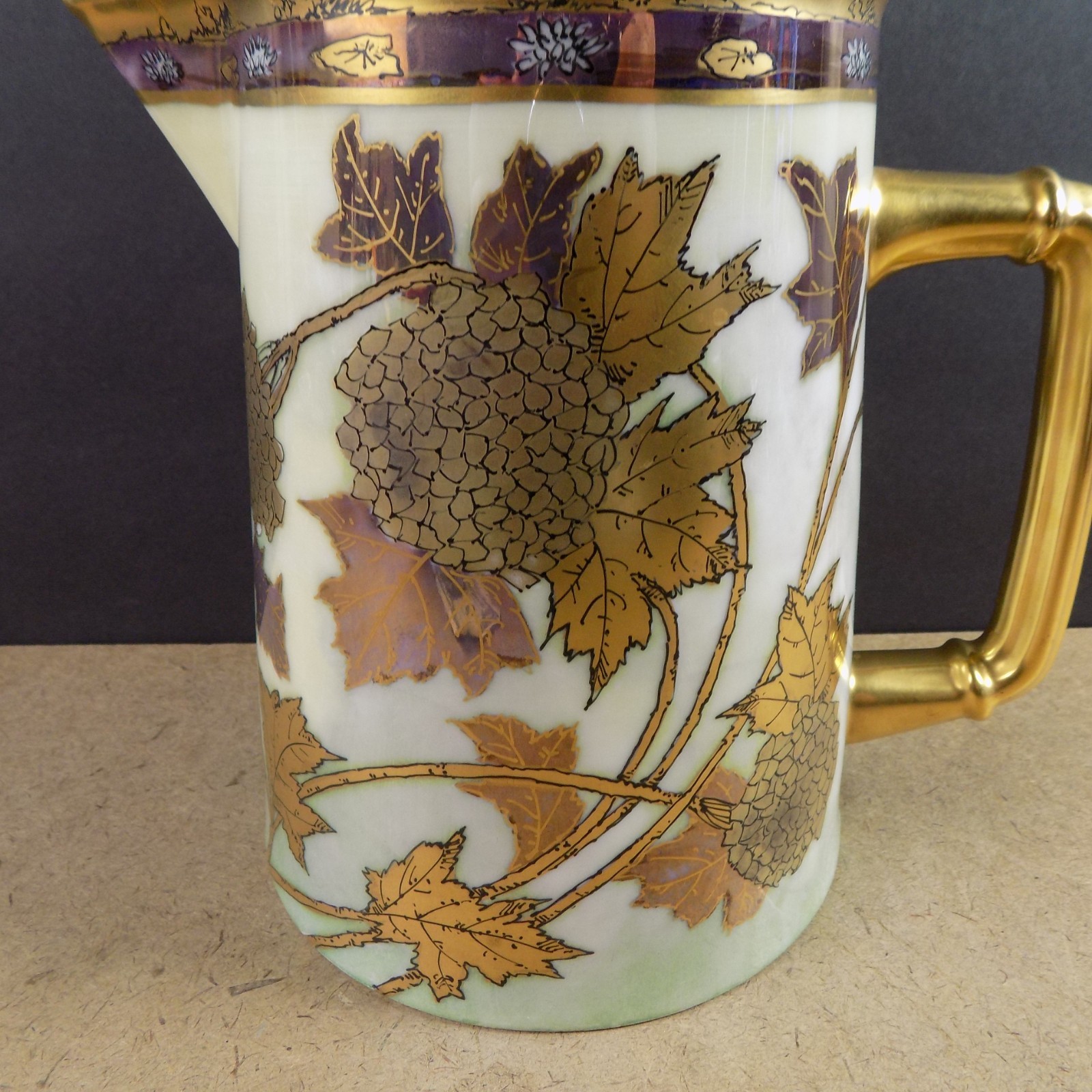 Pickard Limoges Porcelain Pitcher Hand Painted Signed N.R. Gifford VGC