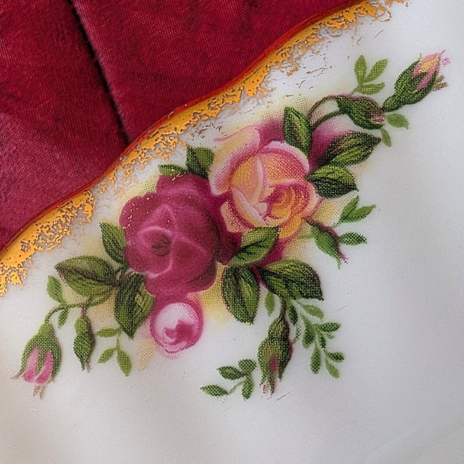Royal Albert OLD COUNTRY ROSES 13.5 in. x 11 in. Oval Serving Platter Bone China