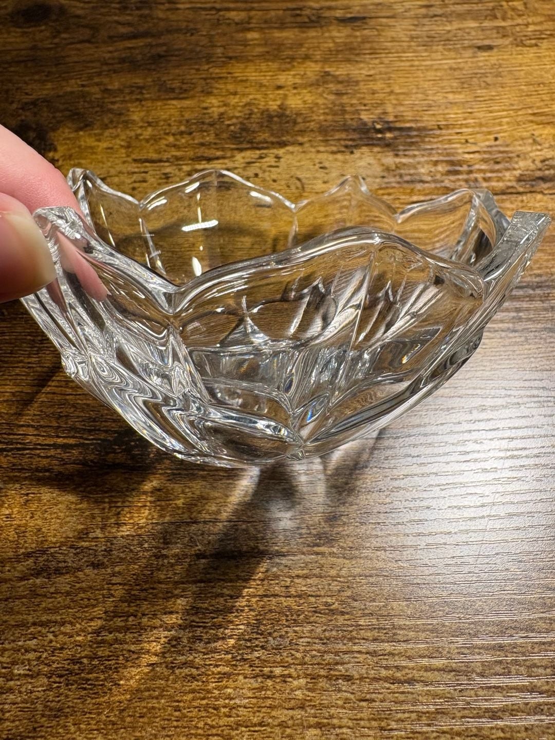 Marquis by Waterford Crystal Dogwood Flower Bowl Candy Dish