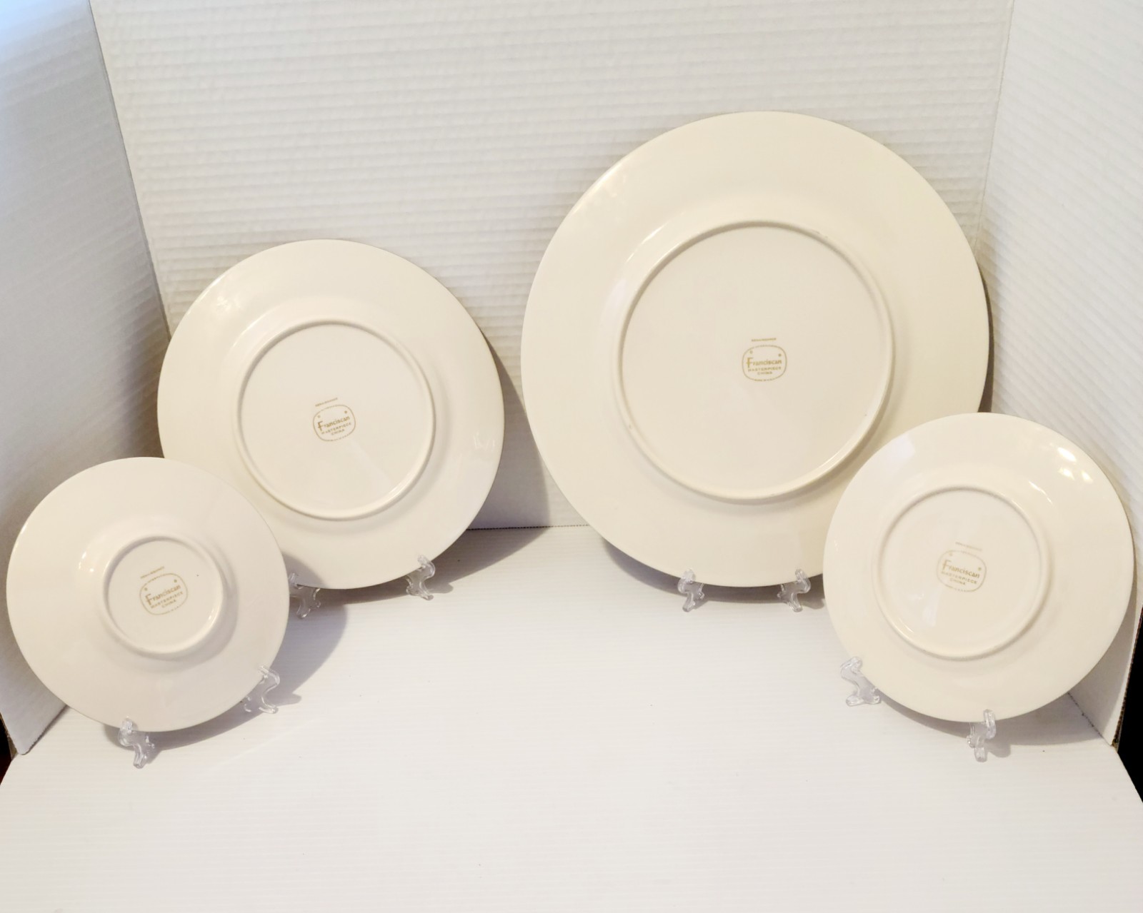 Franciscan Masterpiece China GOLD Renaissance Plates Gold Trim (READ DESC)