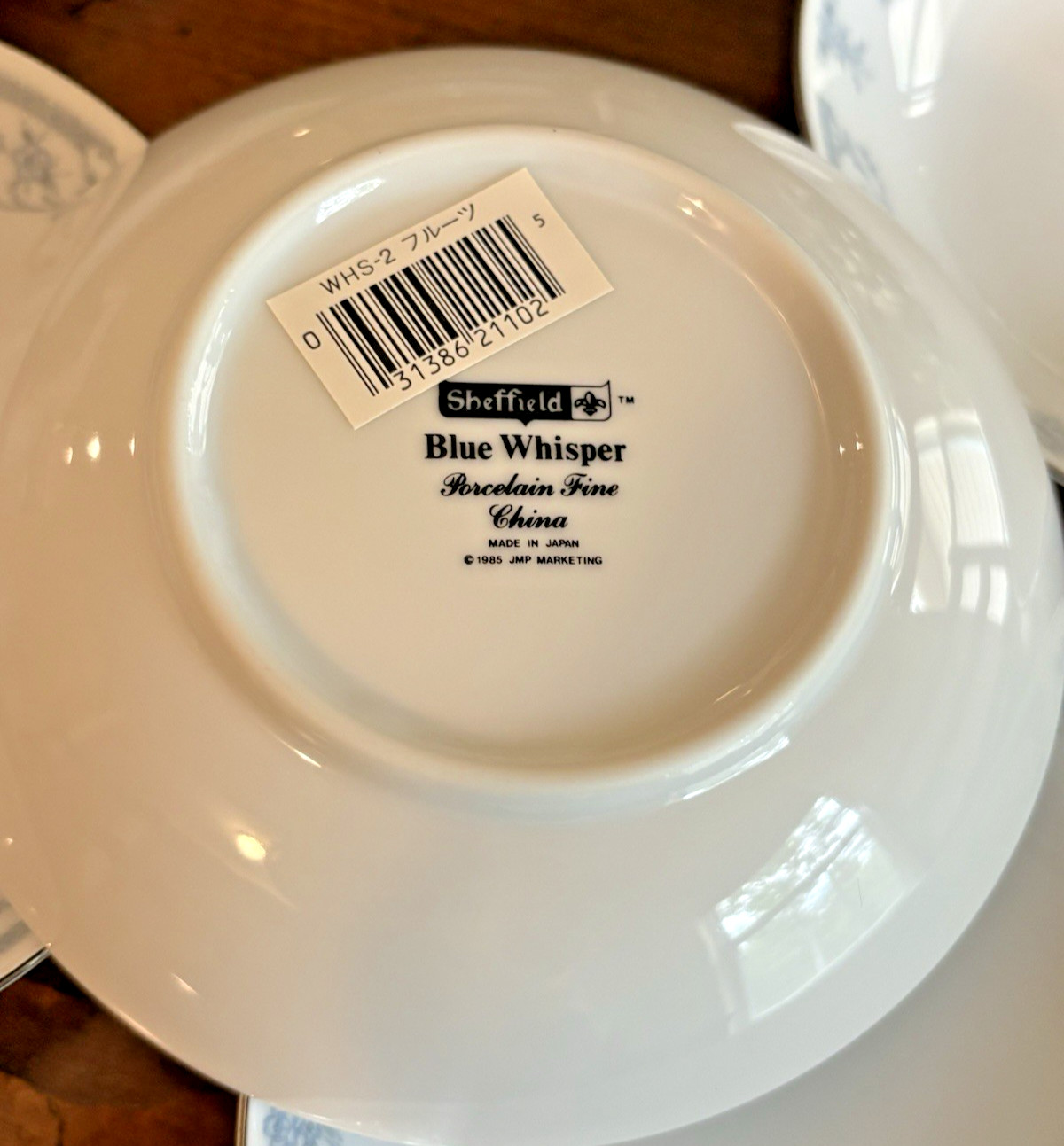 Sheffield Blue Whisper Fine China Porcelain Dessert Bowl 5.5″ Replacement NOS
