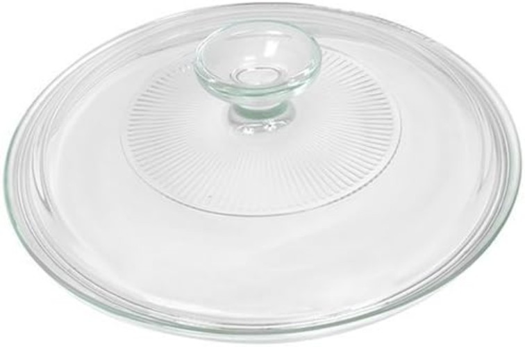 Tempered Glass Lid for 2.5qt Casserole – French White