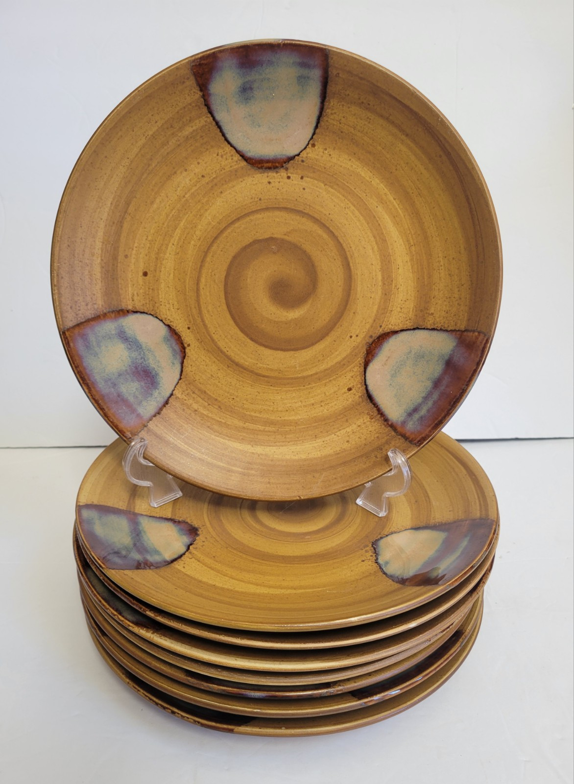 Set of 12 Sango Splash Dinner Plates EXC