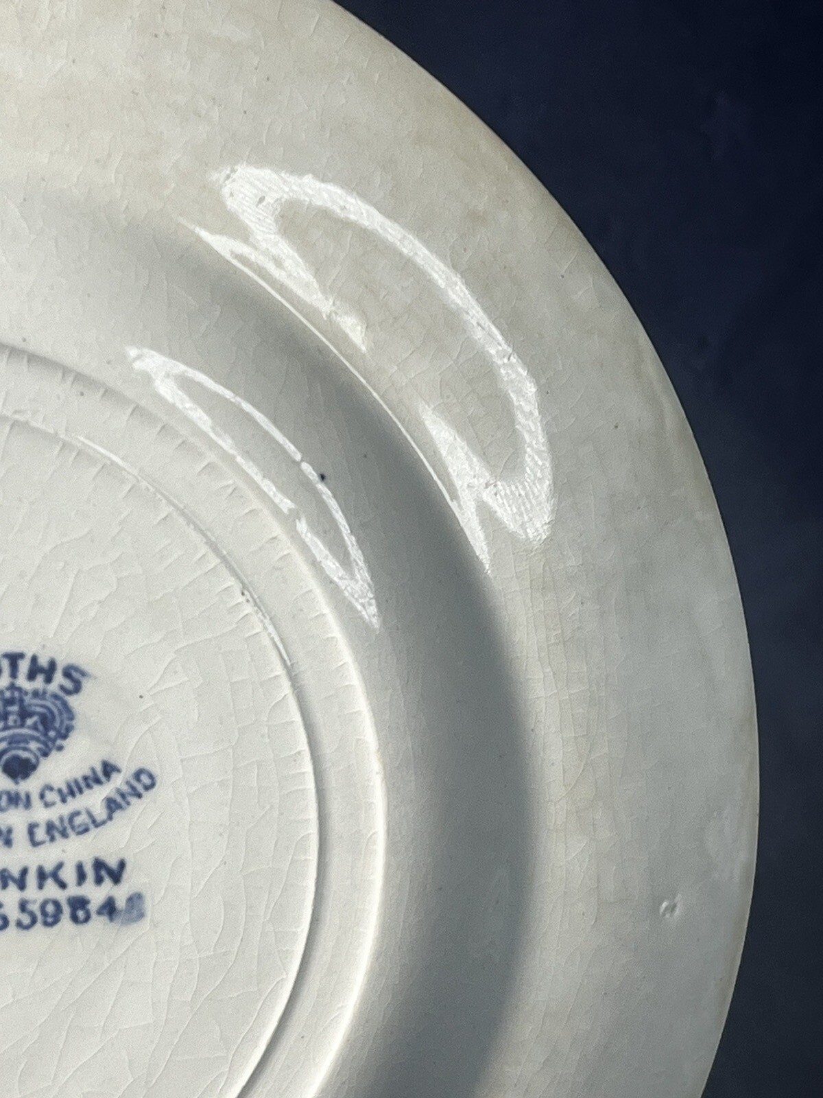 BOOTHS Vintage Set Of 4 Bread/Desert Plates NANKIN pattern English Silicon China
