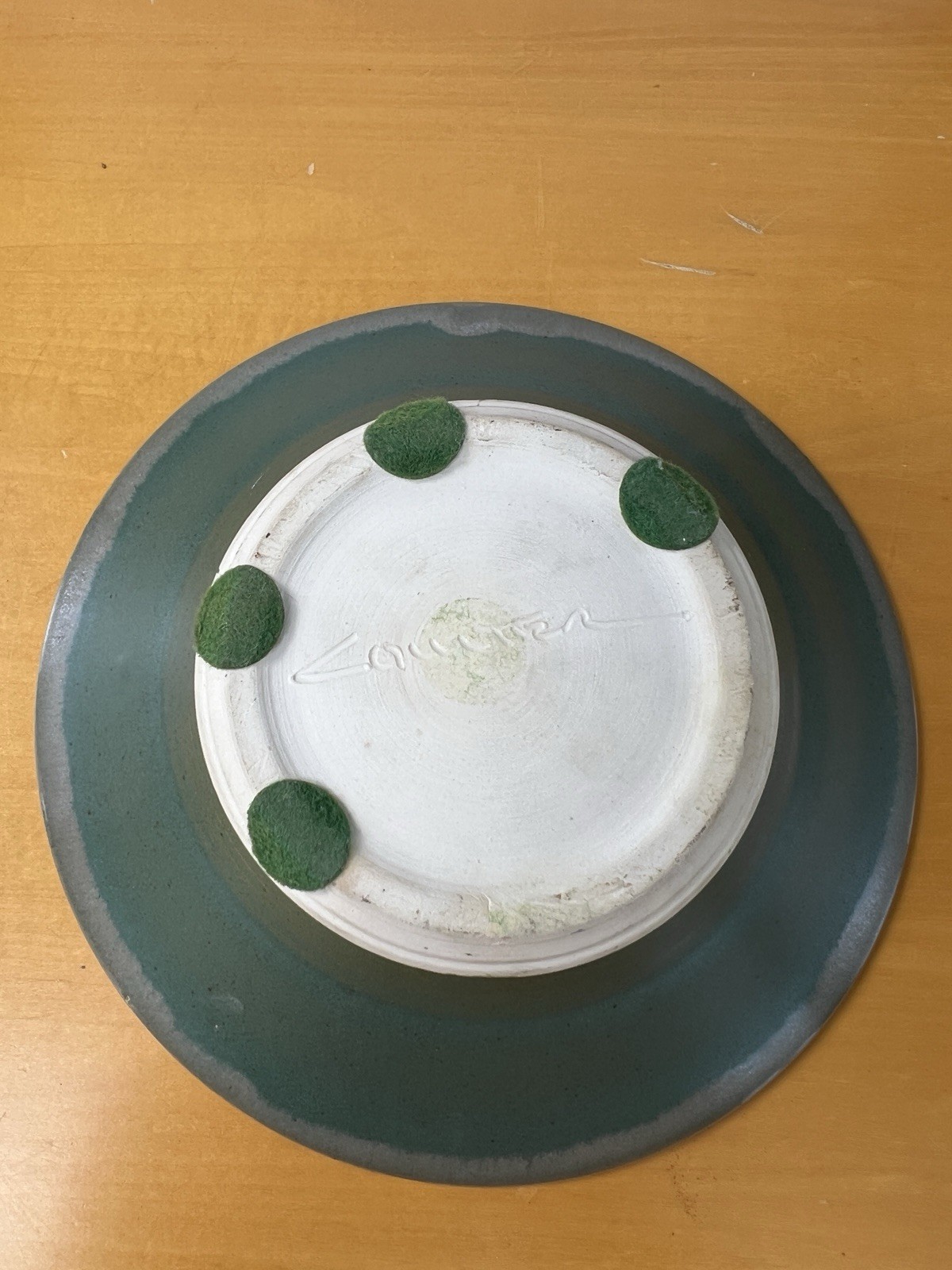 JOE COULTER Art Pottery Stoneware CRYSTALLINE Bowl Turquoise Teal Coastal Beach