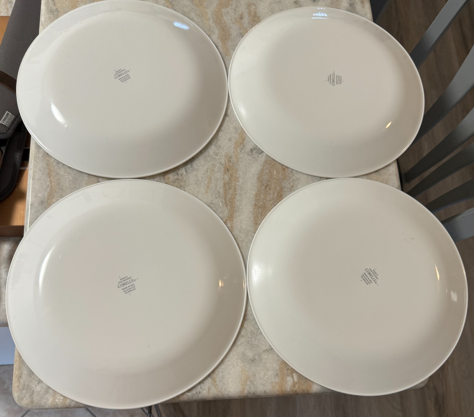 4 Dinner Plate Country Cottage Corelle by CORNING New 10 1/4″