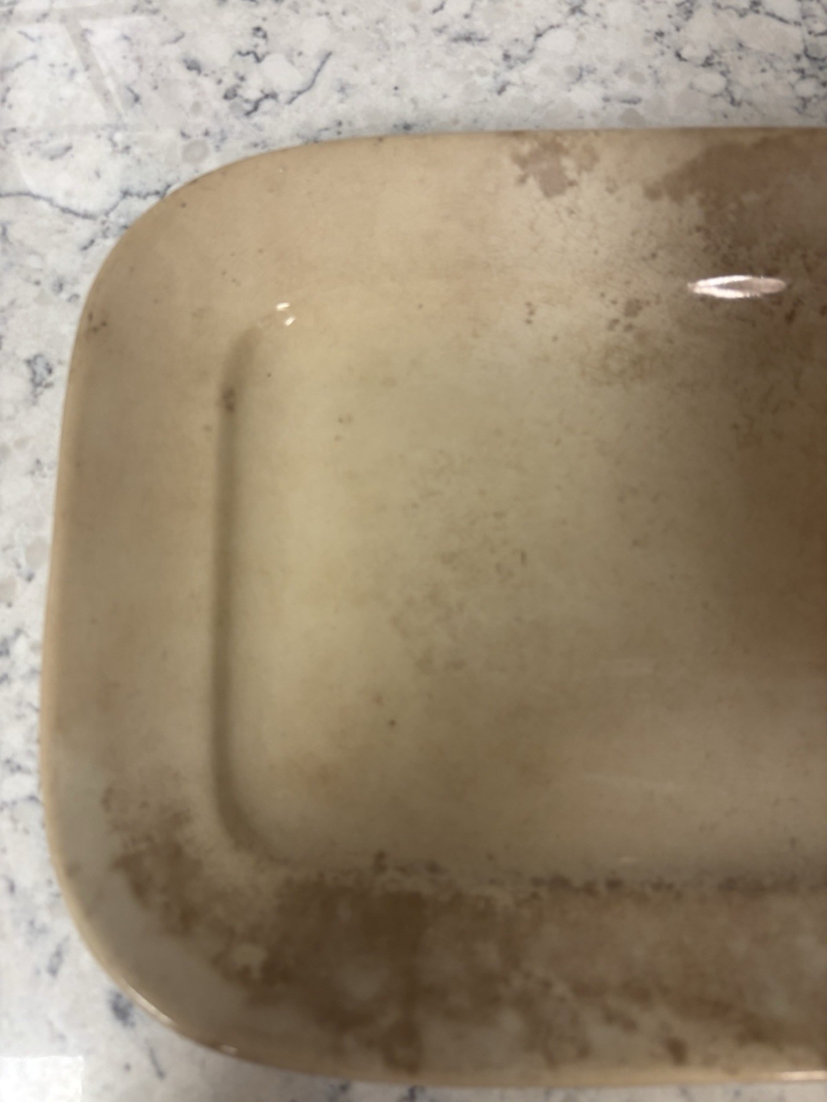 Antique English Ironstone Rectangular Serving Platter. Made In England