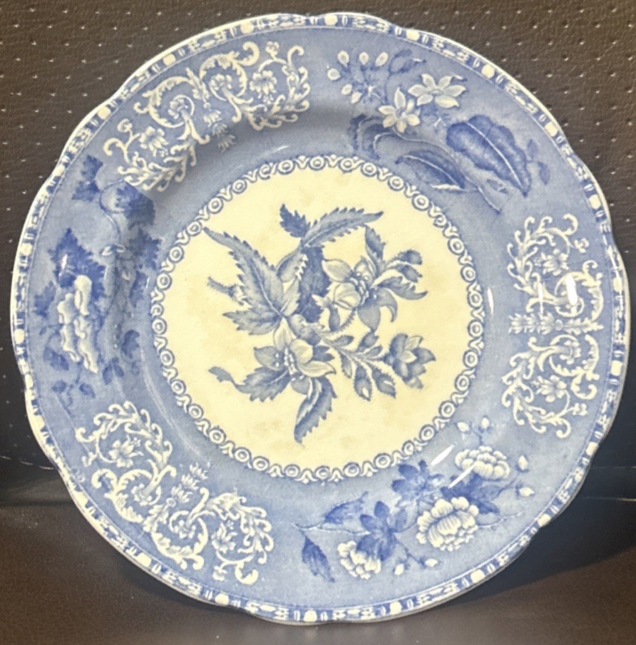 Vintage Copeland Spode Blue Camilla 6 1/4″ Bread and Butter Plates Set Of 6 +1