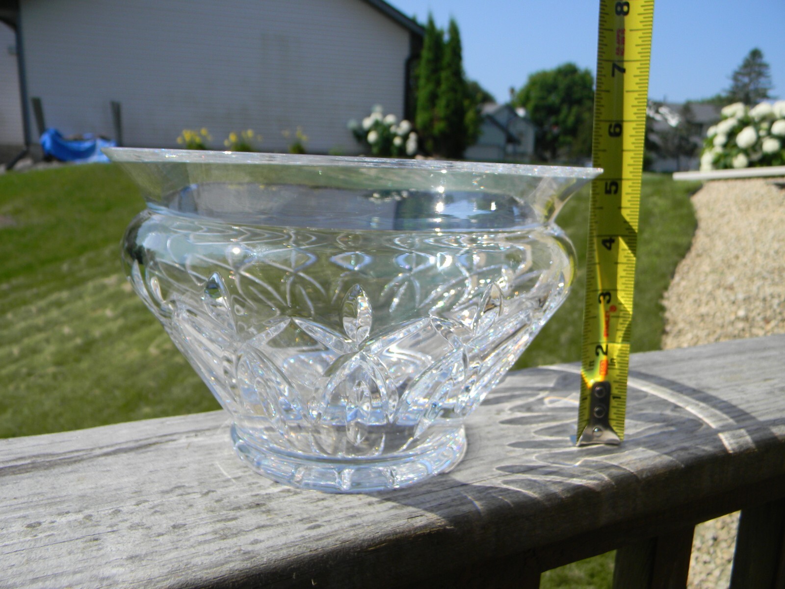 Marquis By Waterford Crystal “Glenbrook” Bowl / Candy Dish 8″ dia.