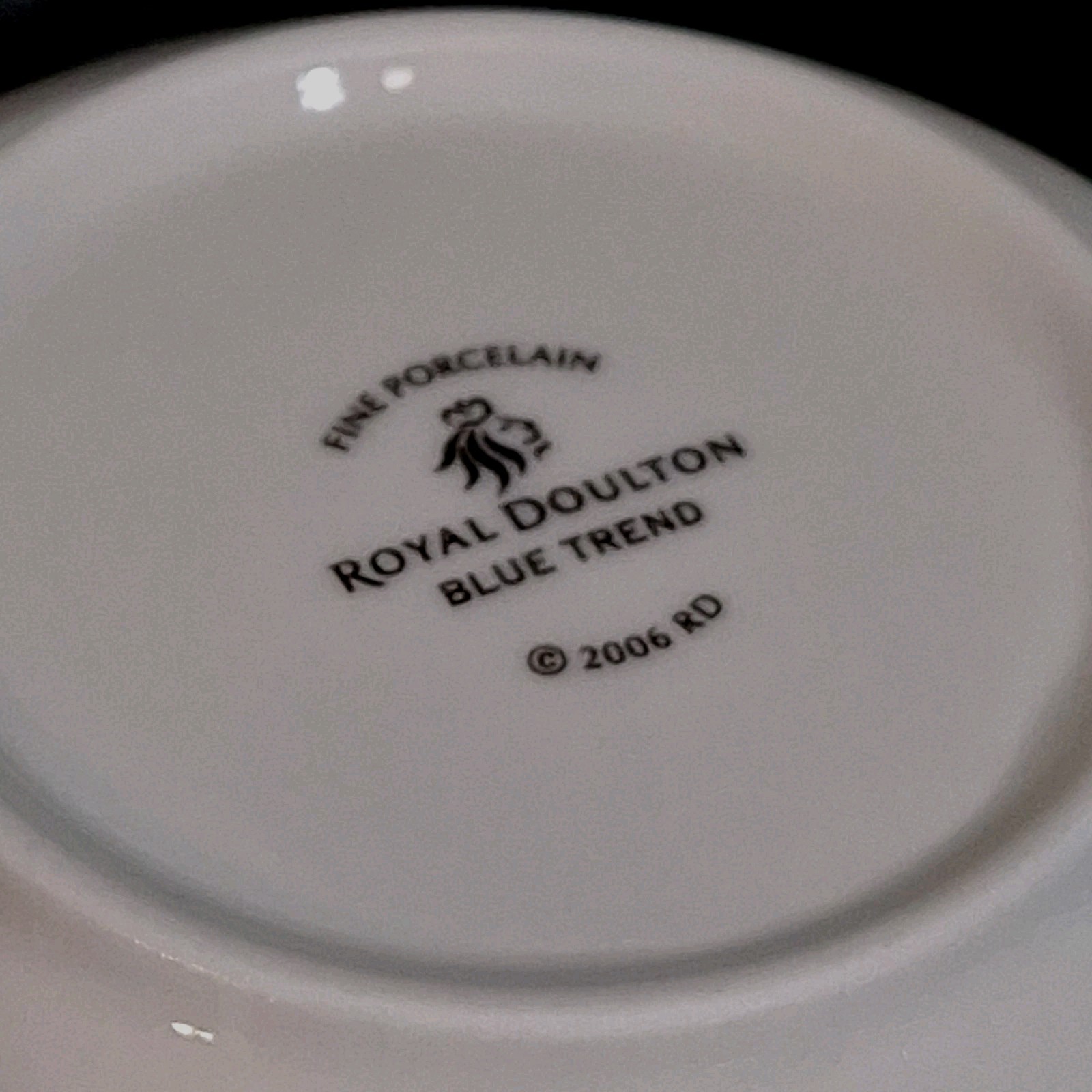 Royal Doulton Blue Trend Four-Piece Porcelain Bowls Set, 2006