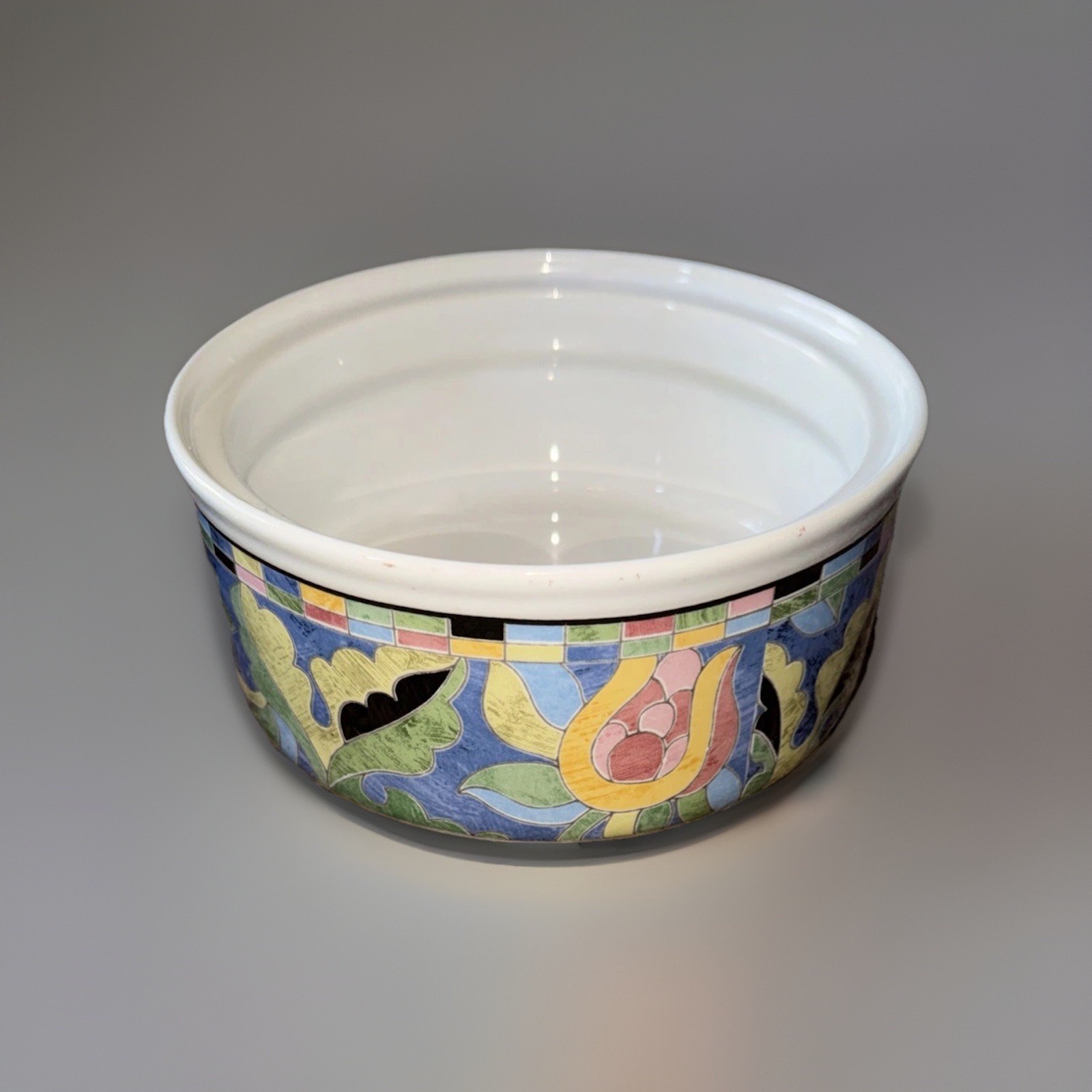 PTS International Interiors Fantasia Stoneware 3 Piece Stackable Bowls/Canister