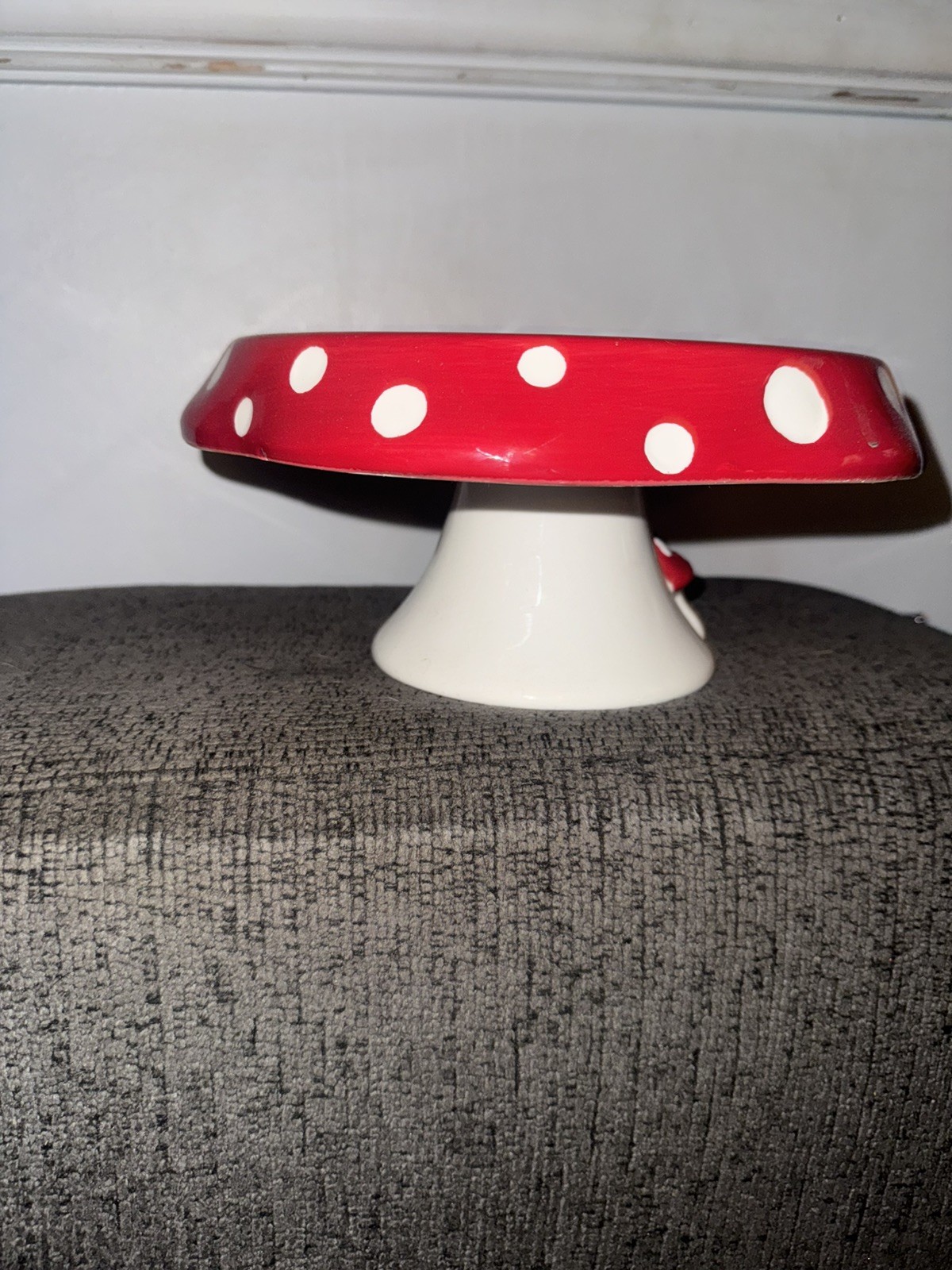 NEW Seeds & Sunshine Mushroom Pedestal Cake Plate