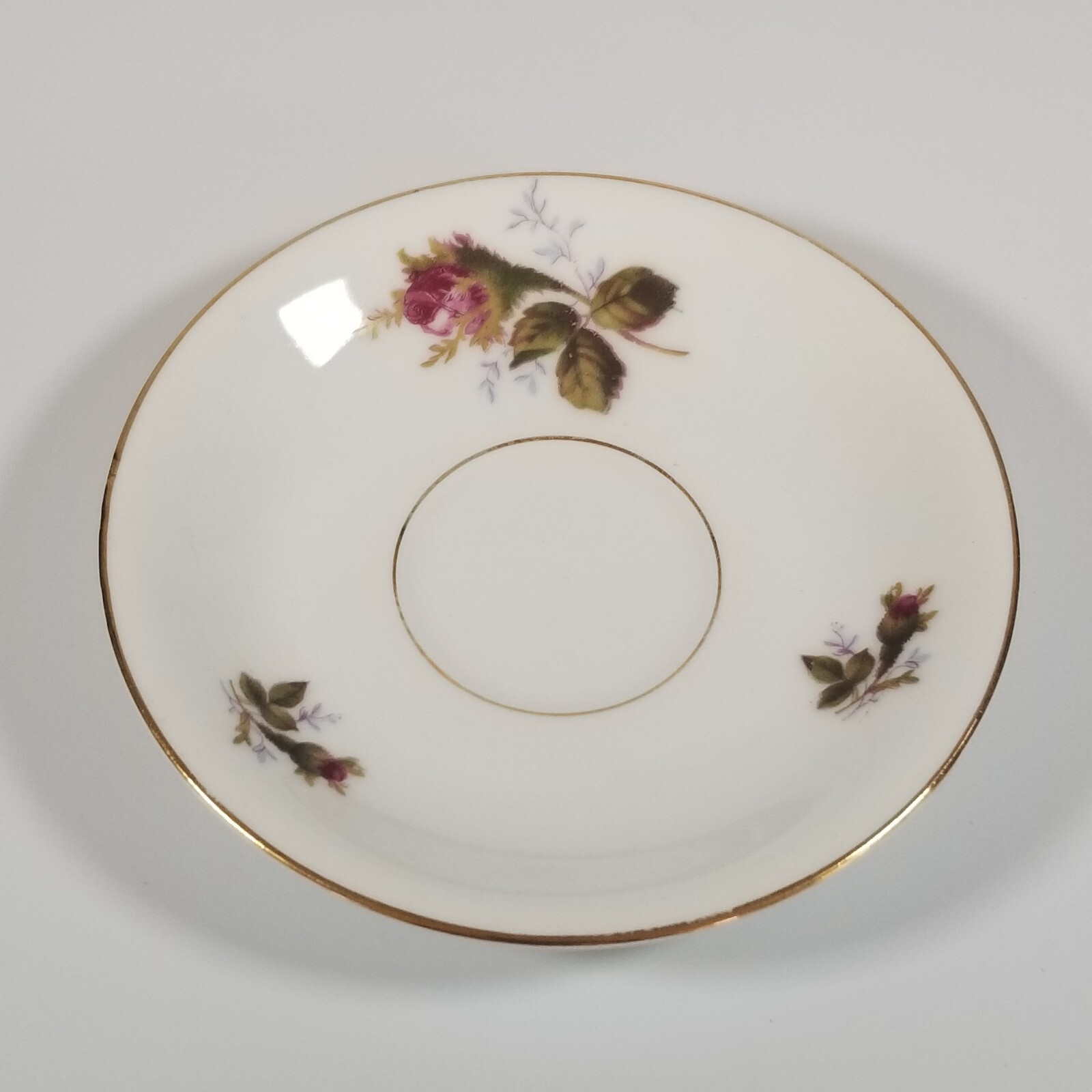 Vintage Miniature Rossetti Pink Rose Cup and Saucer Made In Occupied Japan 
