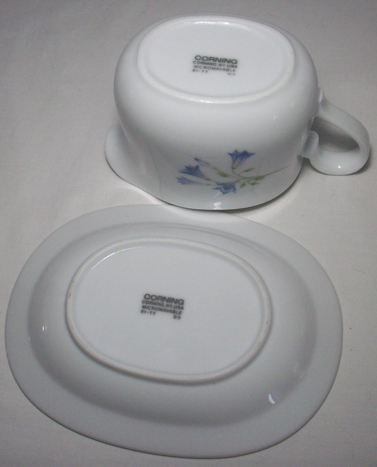 Corning BLUE DUSK: Gravy Boat and Underplate: EXC: NR