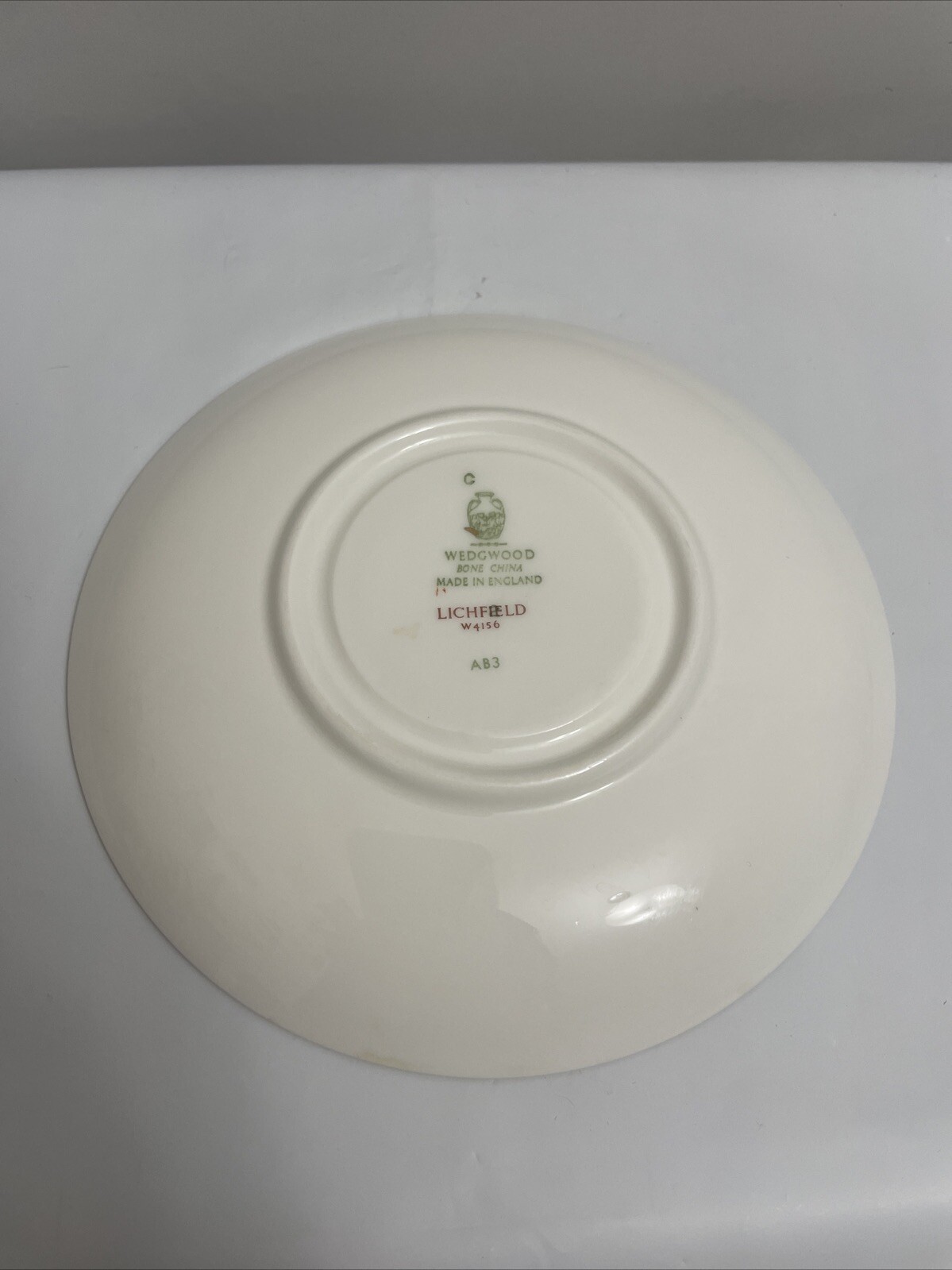VINTAGE WEDGWOOD TEA CUP & SAUCER “LICHFIELD”- BONE CHINA – ENGLAND