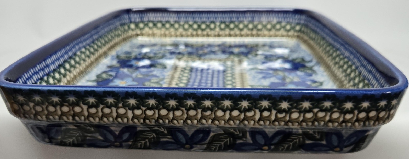 Unikat Polish Pottery Ultimate Bakeware Dish 1864 Teresa Andrukiewicz 11″ NWOB