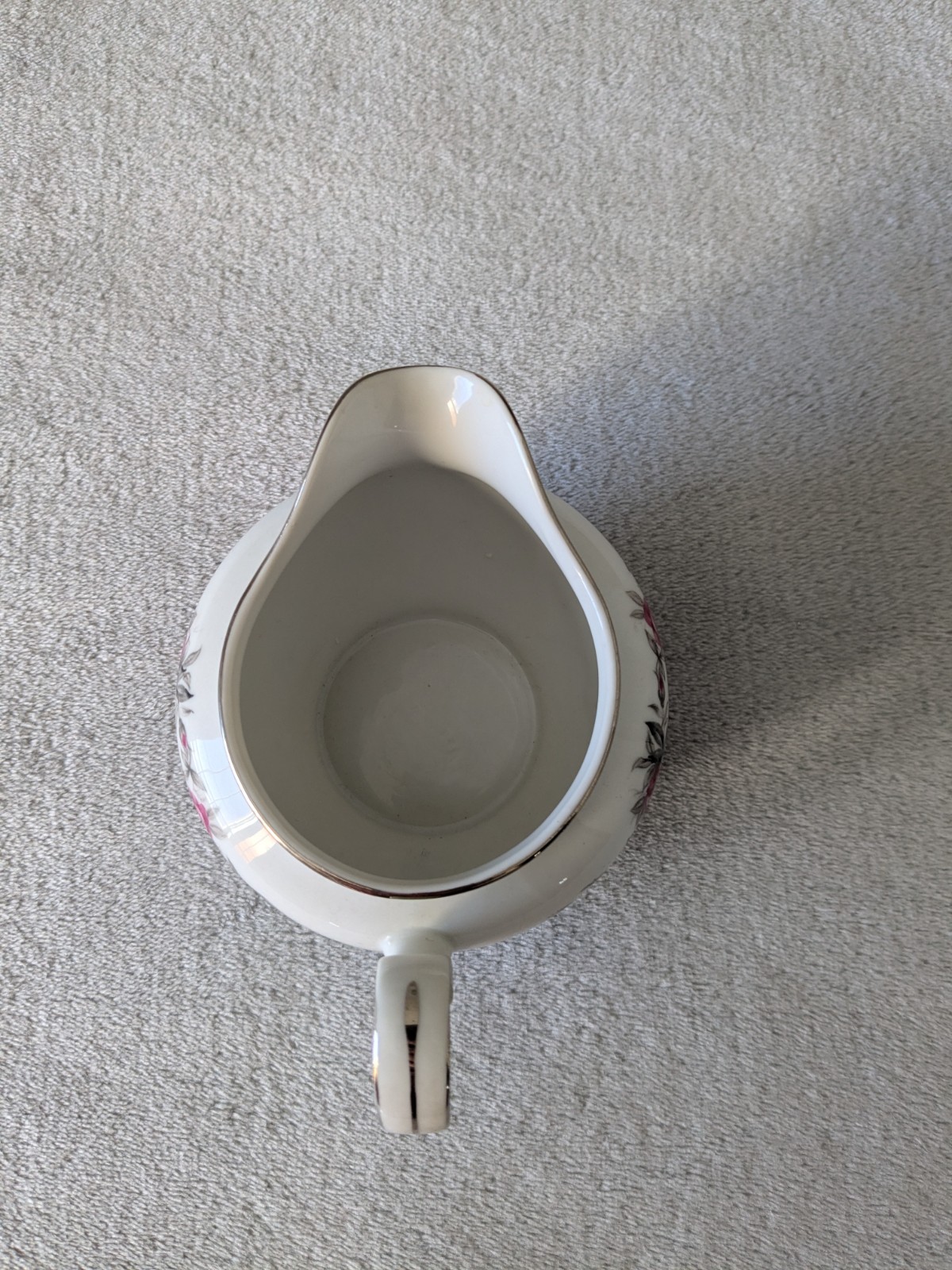 Kyoto Rose Garland Creamer 8047 Fine China Japan