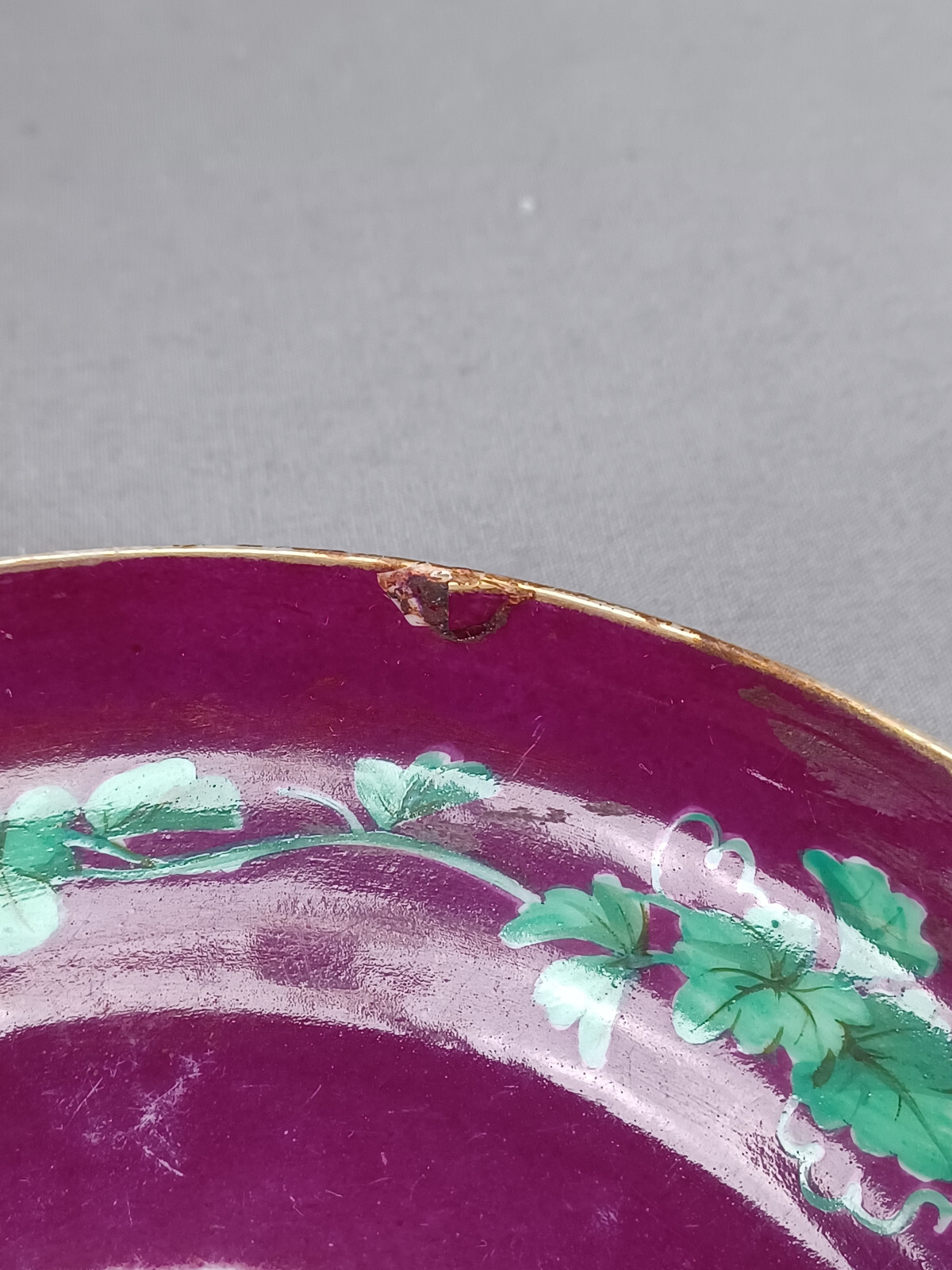 19th Century Austrian Hand Painted Neoclassical Portrait Oversized Cup & Saucer