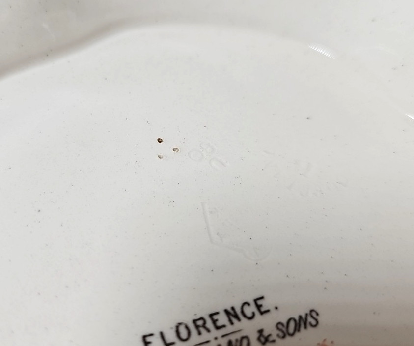 1880 WT Copeland & Sons Florence 9.5″ Round Handled Open Serving Dish U80