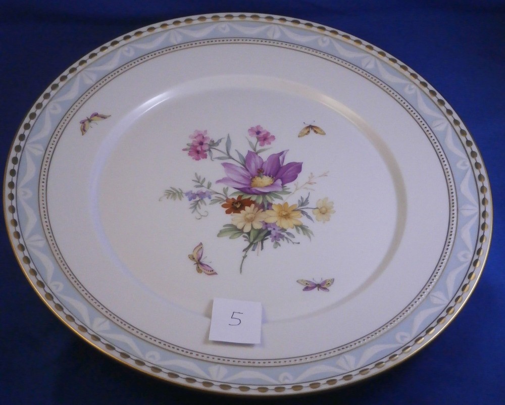 Superb 20thC KPM Berlin Porcelain Kurland 74 Gourmet Plate German Germany