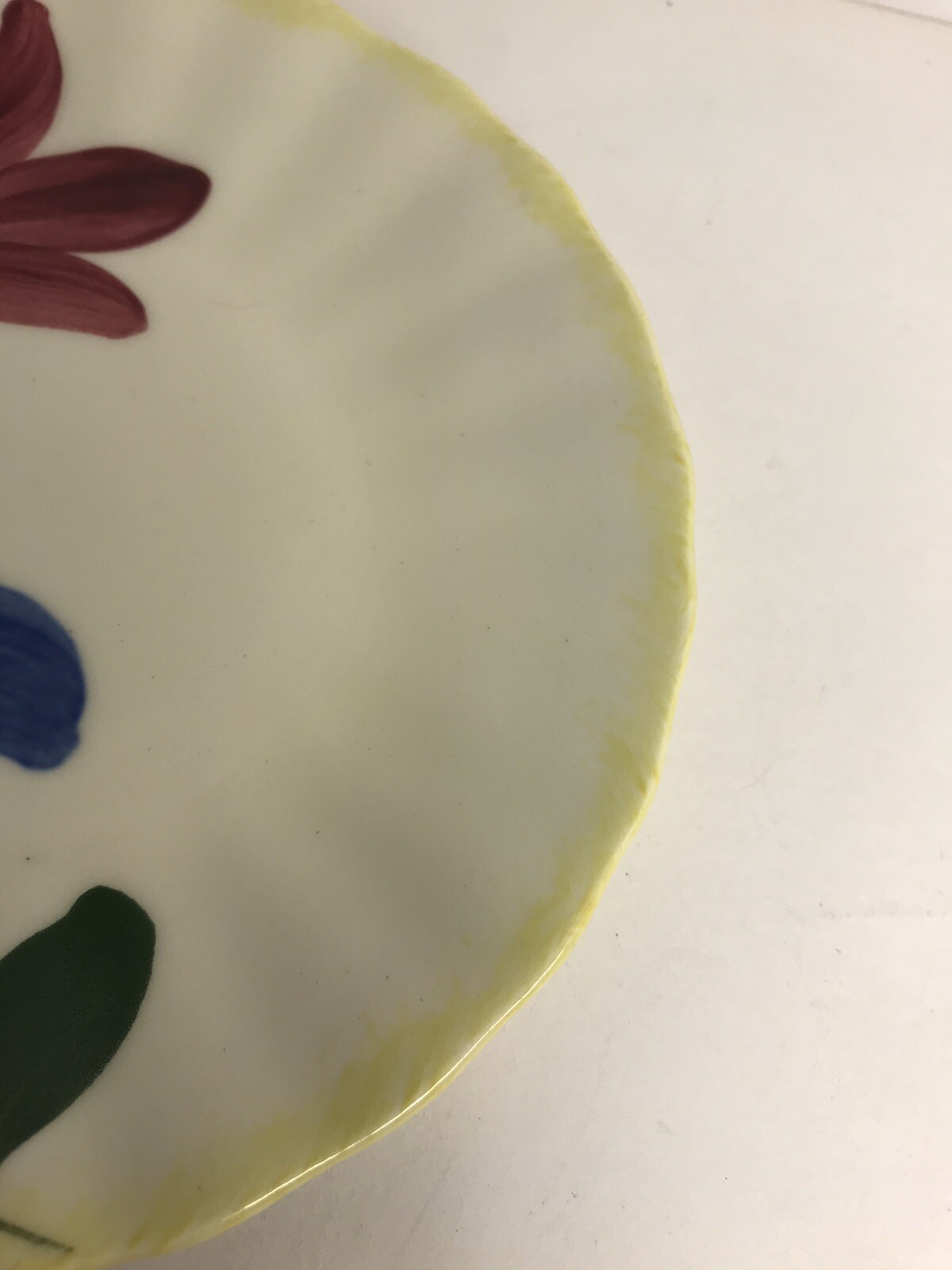 Blue Ridge Southern Pottery Bread & Butter Plates Sun Bouquet Set Of 2 6”