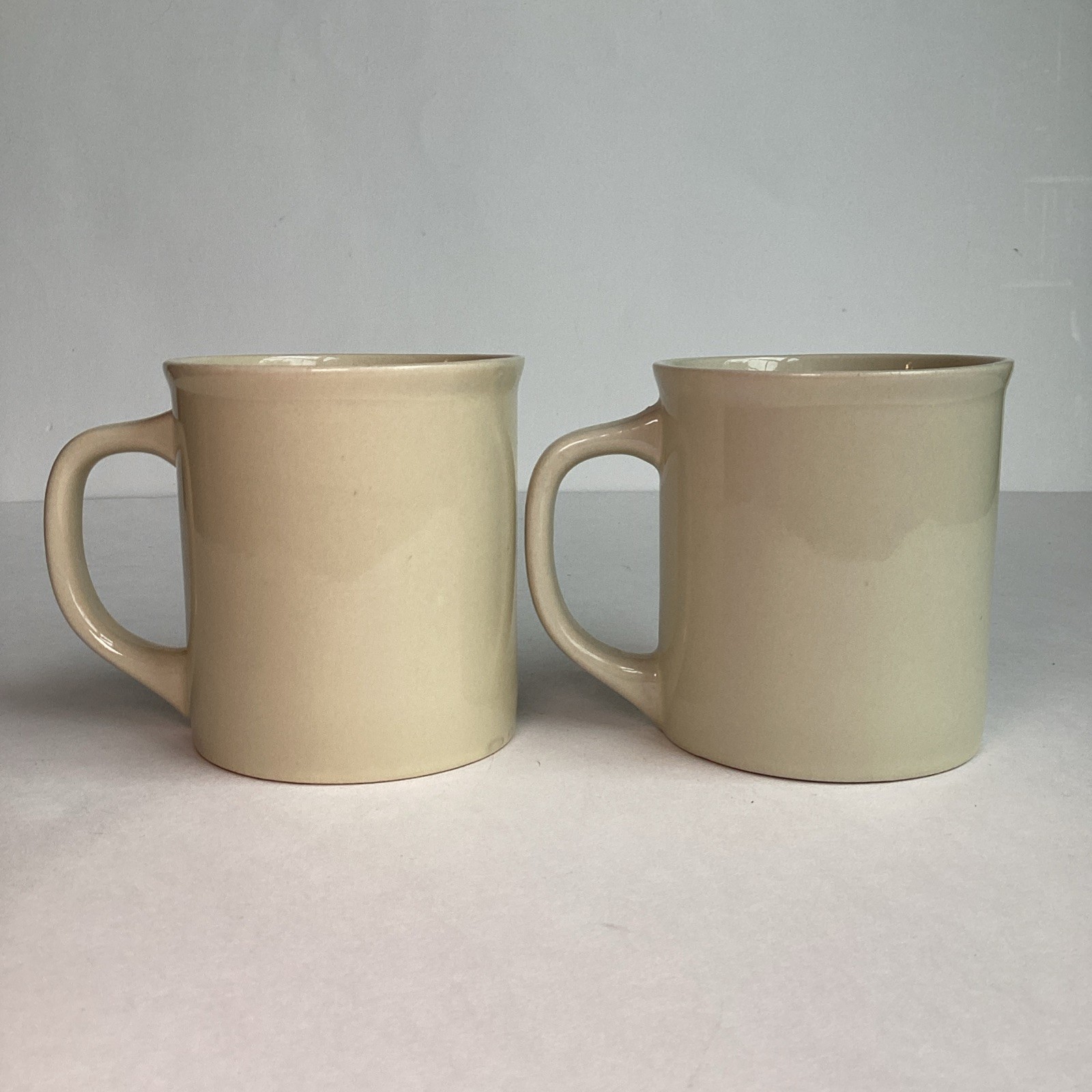 Vintage Japan Stoneware Wildflower Wheat Mugs Set Of 4 Ivory Coffee Cups Floral