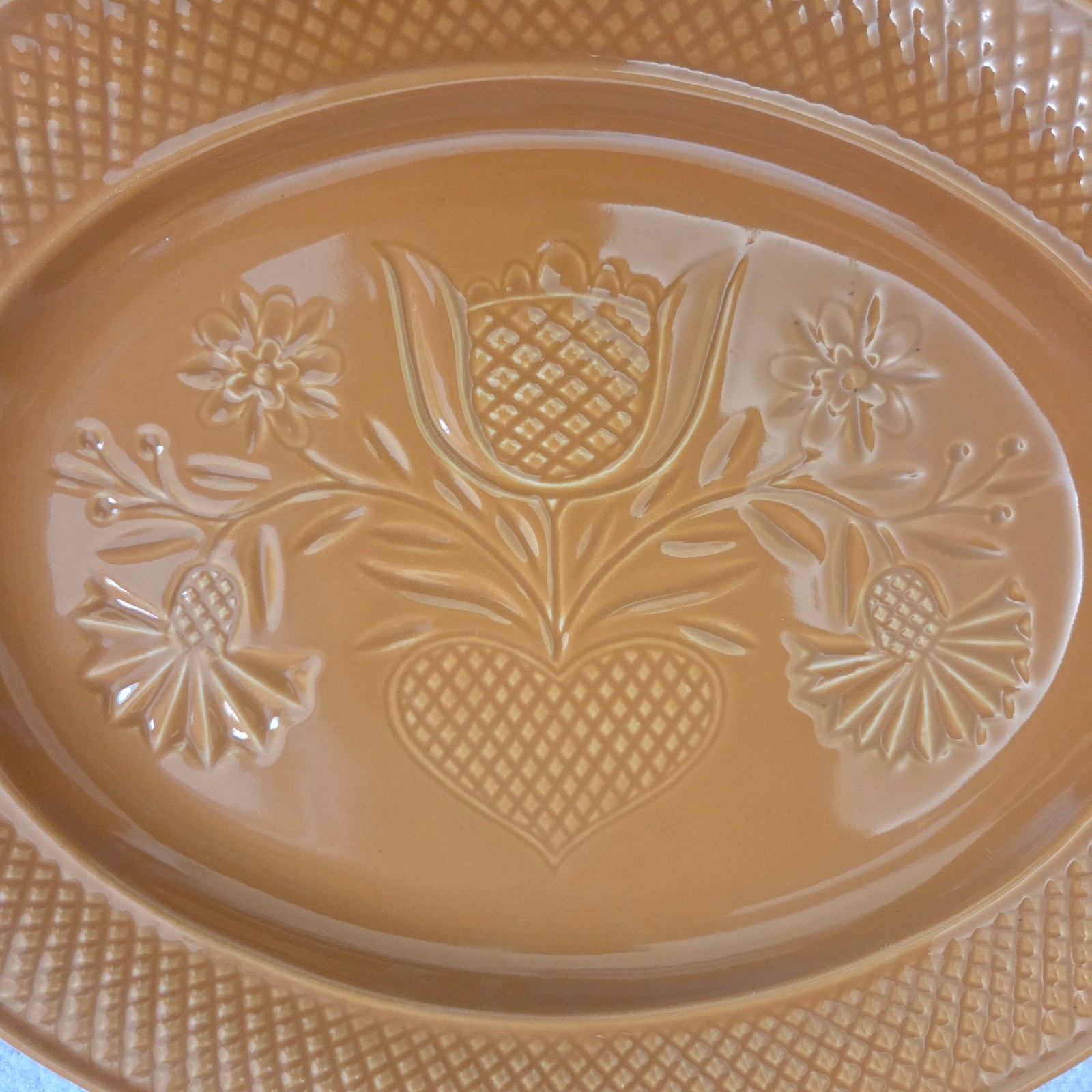 NEW Primitives By Kathy Lancaster Stoneware Platter Set Of 2 Dutch Server Tray