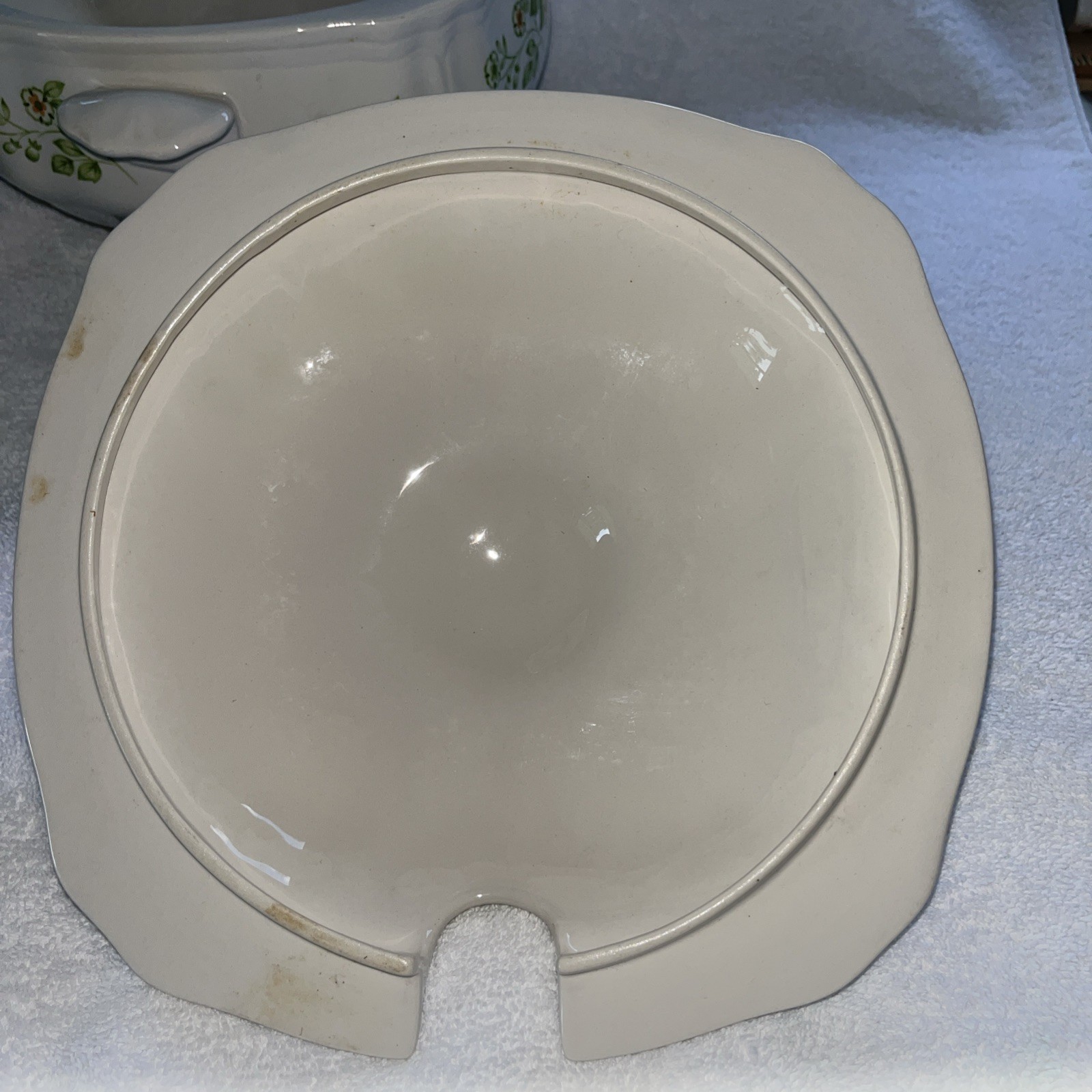 Sears Ironstone Petite Flora Soup Tureen Covered With Lid EUC Japan