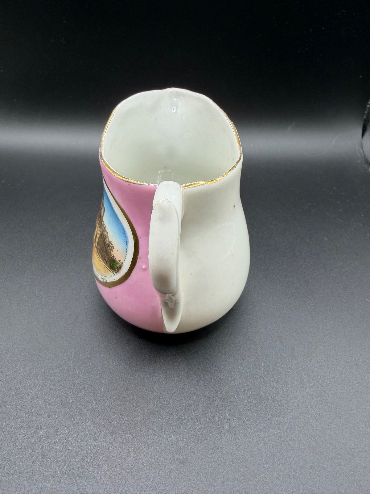 Rare Old Martinsville IN Creamer, Natl Sanitarium, Moore’s 5&10c, Germany
