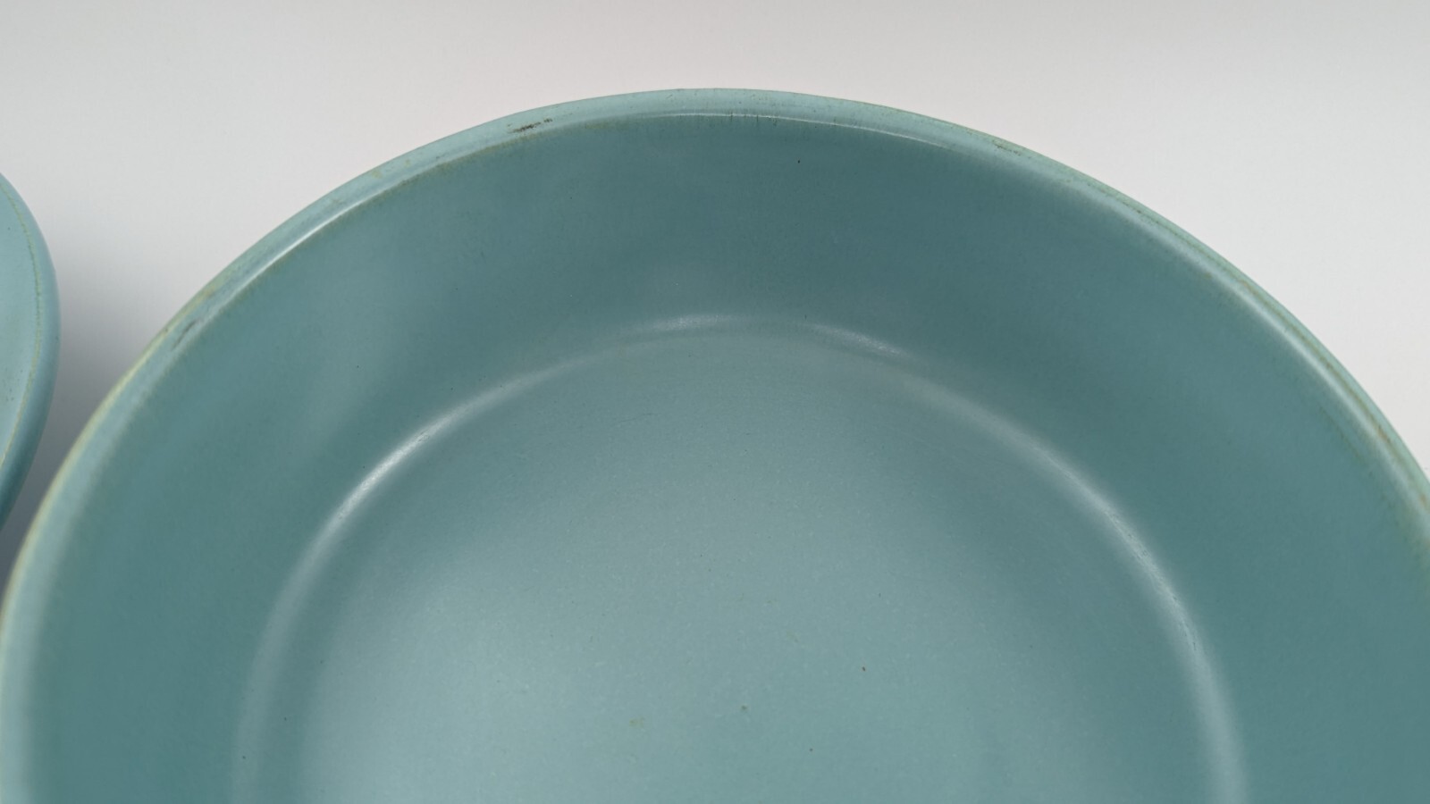 3 Piece Set – Mid Century Modern La Solana Art Pottery Blue Medium Casserole MCM