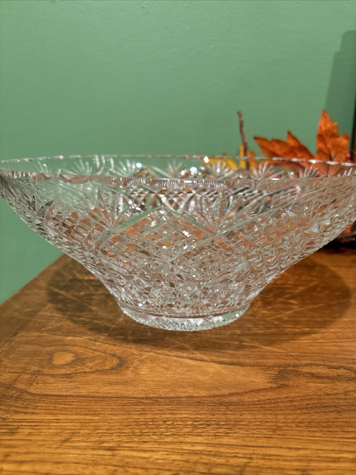 Beautiful Waterford Sculptured Crystal Large Flared Bowl Limited Edition 293/500