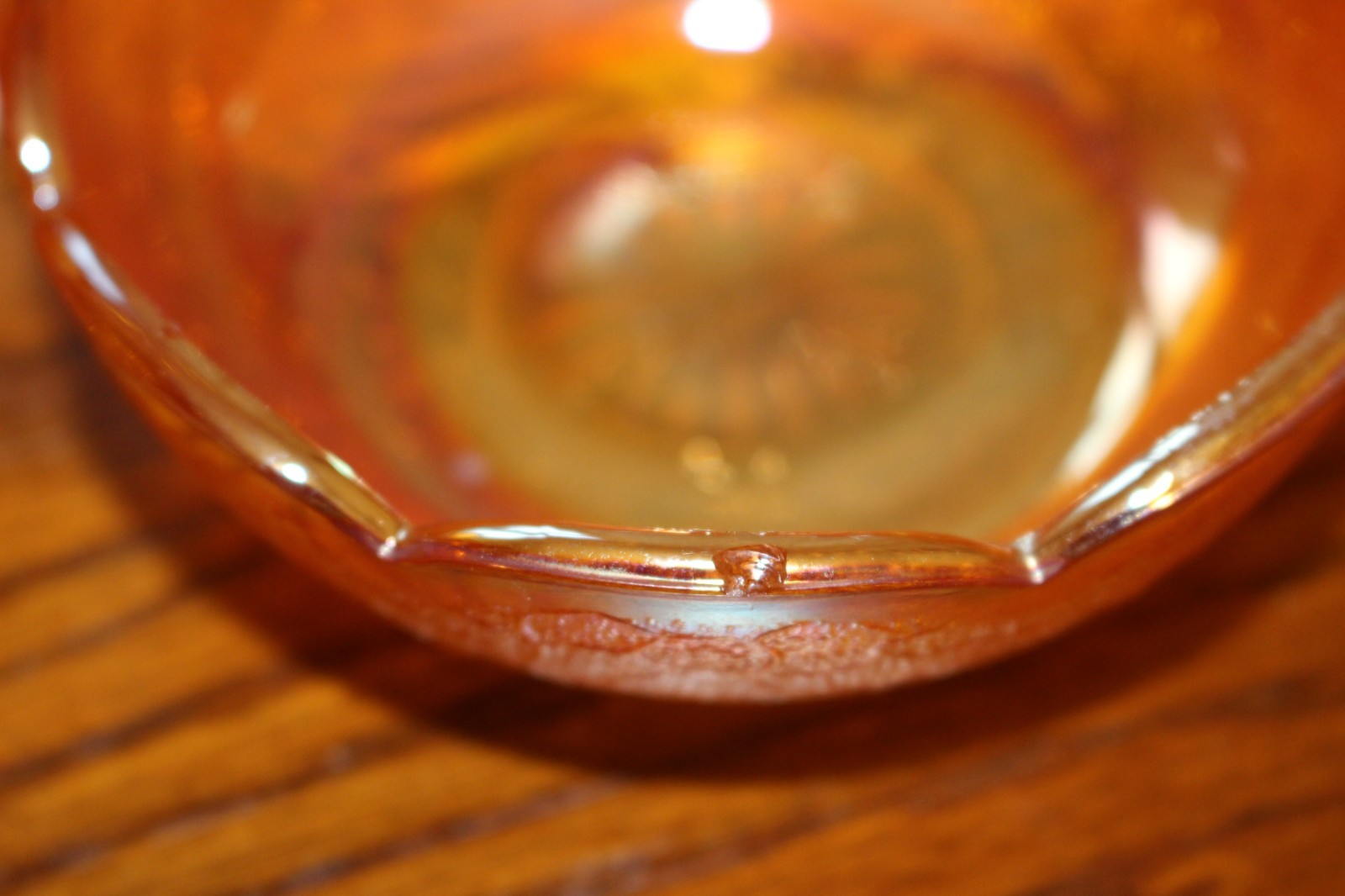 Jeannette Crackle Marigold Carnival Glass Lot Bowls Plates Goblet Candy Dish