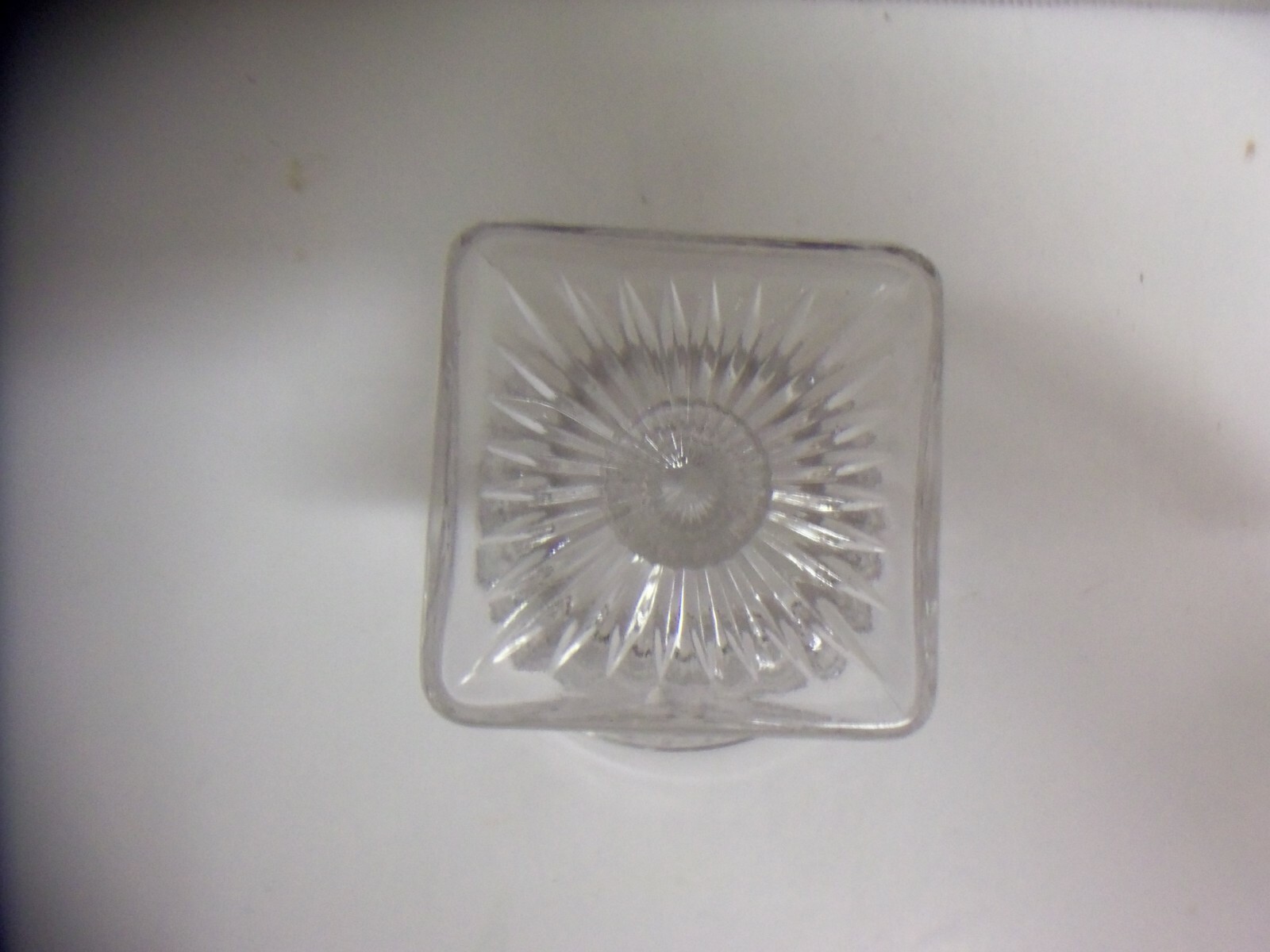 Single Clear Glass Footed Dessert Cup See Picture For Design 3 3/4″ Tall X 3 3/4
