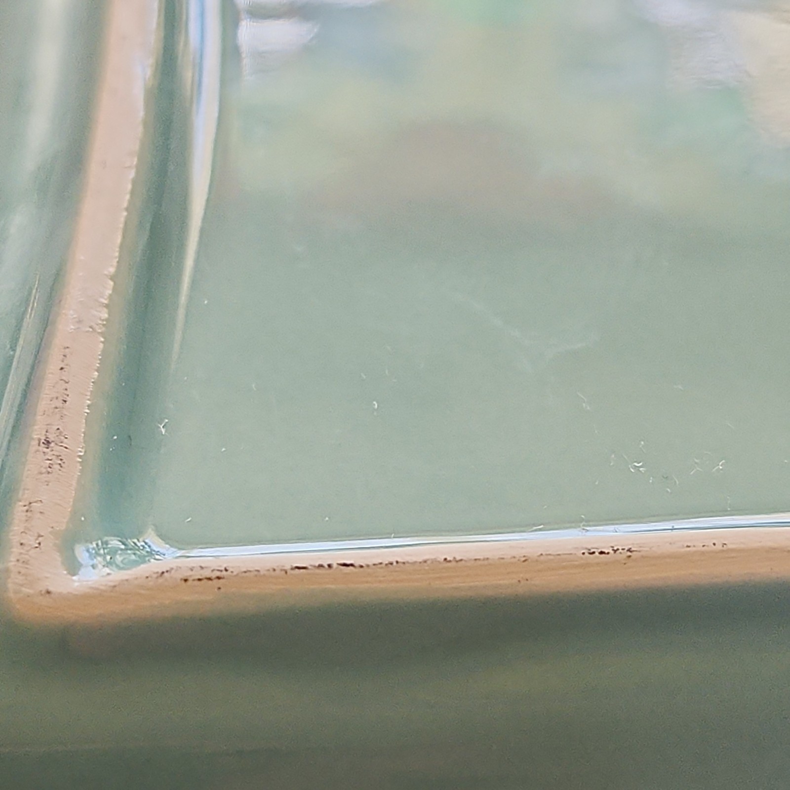 PP Home Portugal Aqua Rectangular Serving Platter Tray 15.5″ Modern Ceramic